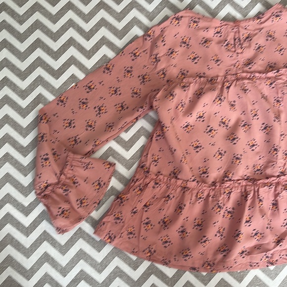 Girls Flower Blouse size 7 - Picture 8 of 12